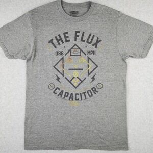 The Flux Capacitor T-Shirt Funny Vintage Retro 80s Movie 88mph Men's Medium